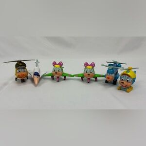 Budgie The Little Helicopter Figure Set 1994 Jean Claude Pippa Lionel Chuck Toy